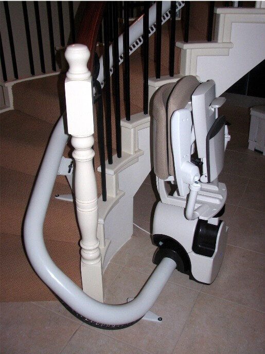 residential Flow 2 Curved Rail Stairlift indoor