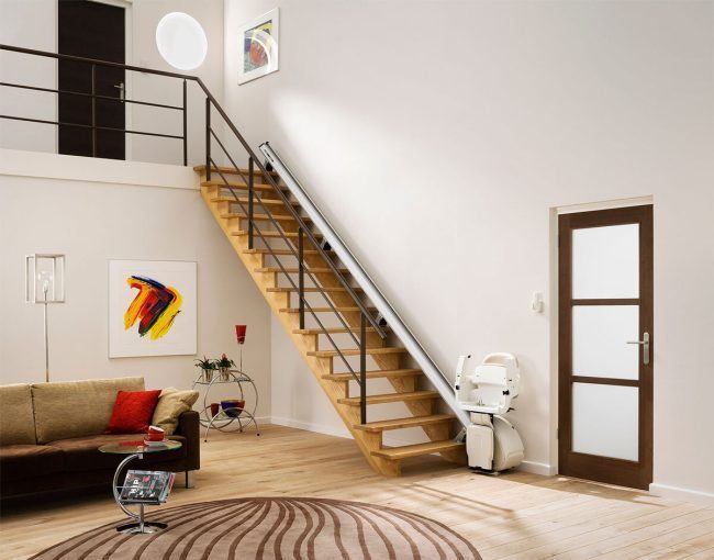 indoor straight rail stairlifts